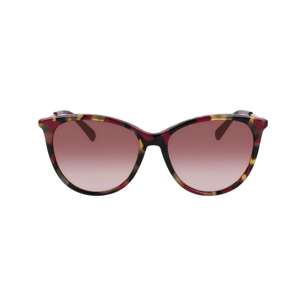 Longchamp Red Acetate Sunglasses Longchamp