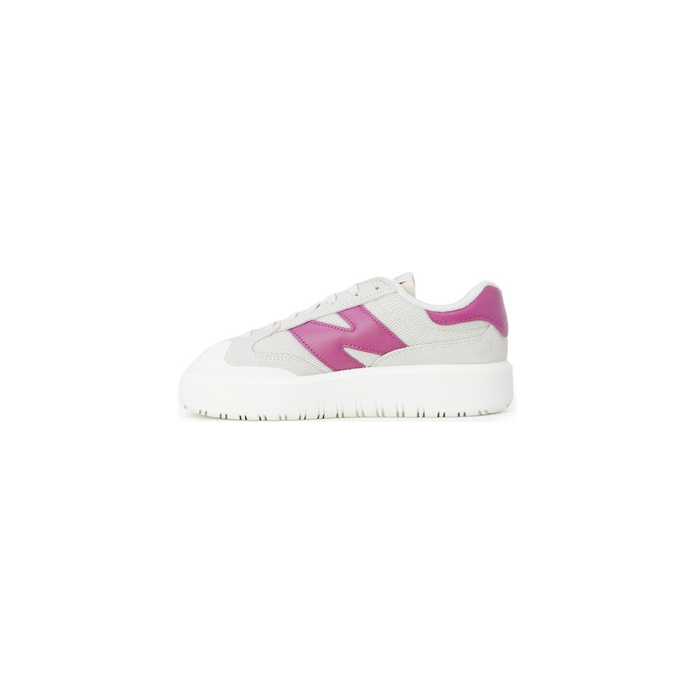 New Balance Pink Leather Sneaker