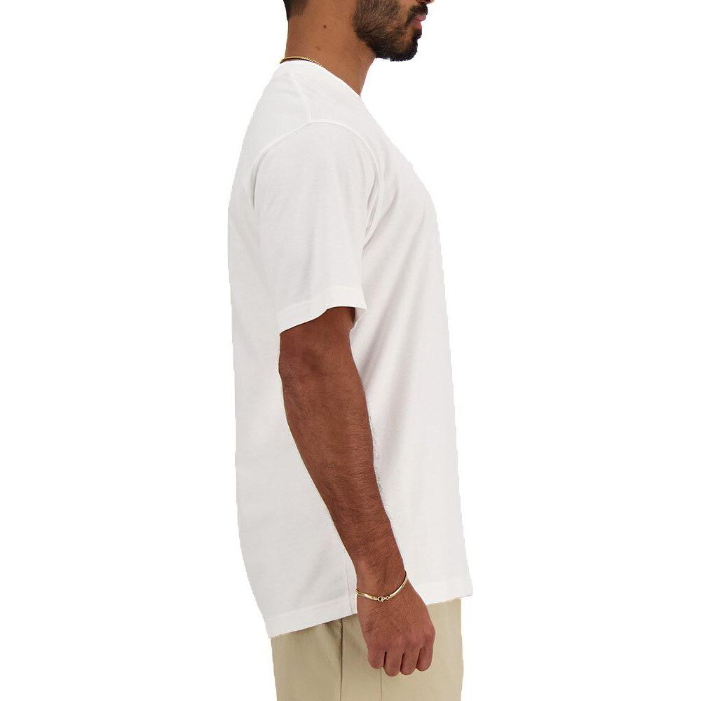 New Balance White Cotton T-Shirt