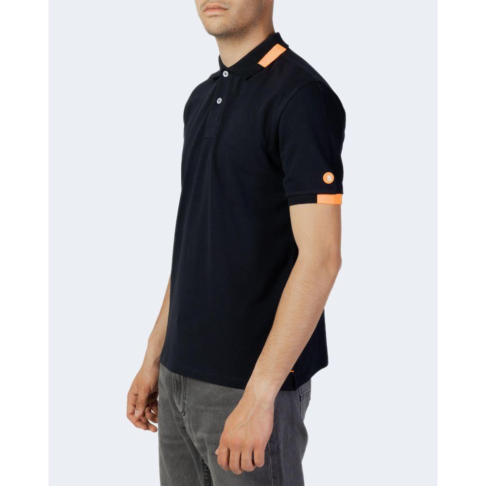 Suns Blue Cotton Polo Shirt Suns