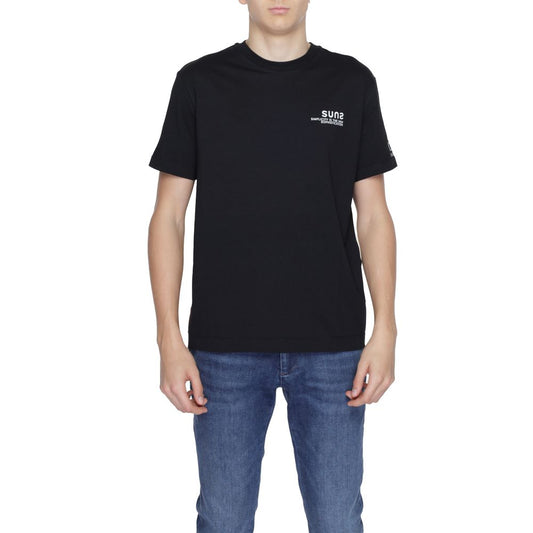 Suns Black Cotton T-Shirt Suns