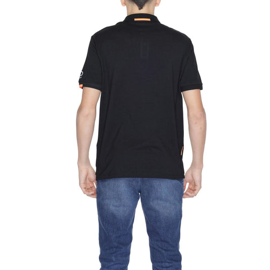 Suns Black Cotton Polo Shirt Suns