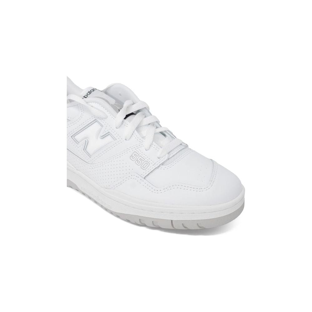 New Balance White Leather Sneaker