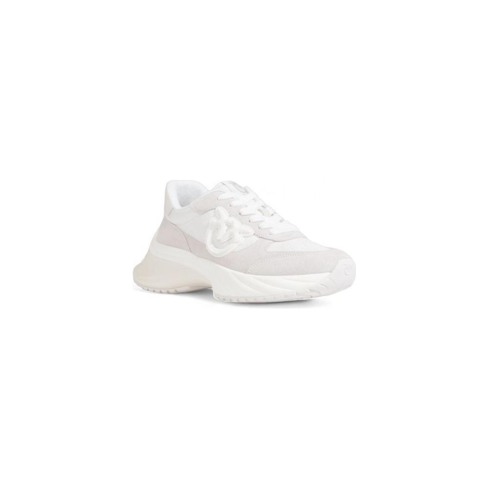 PINKO White Fabric Sneaker PINKO