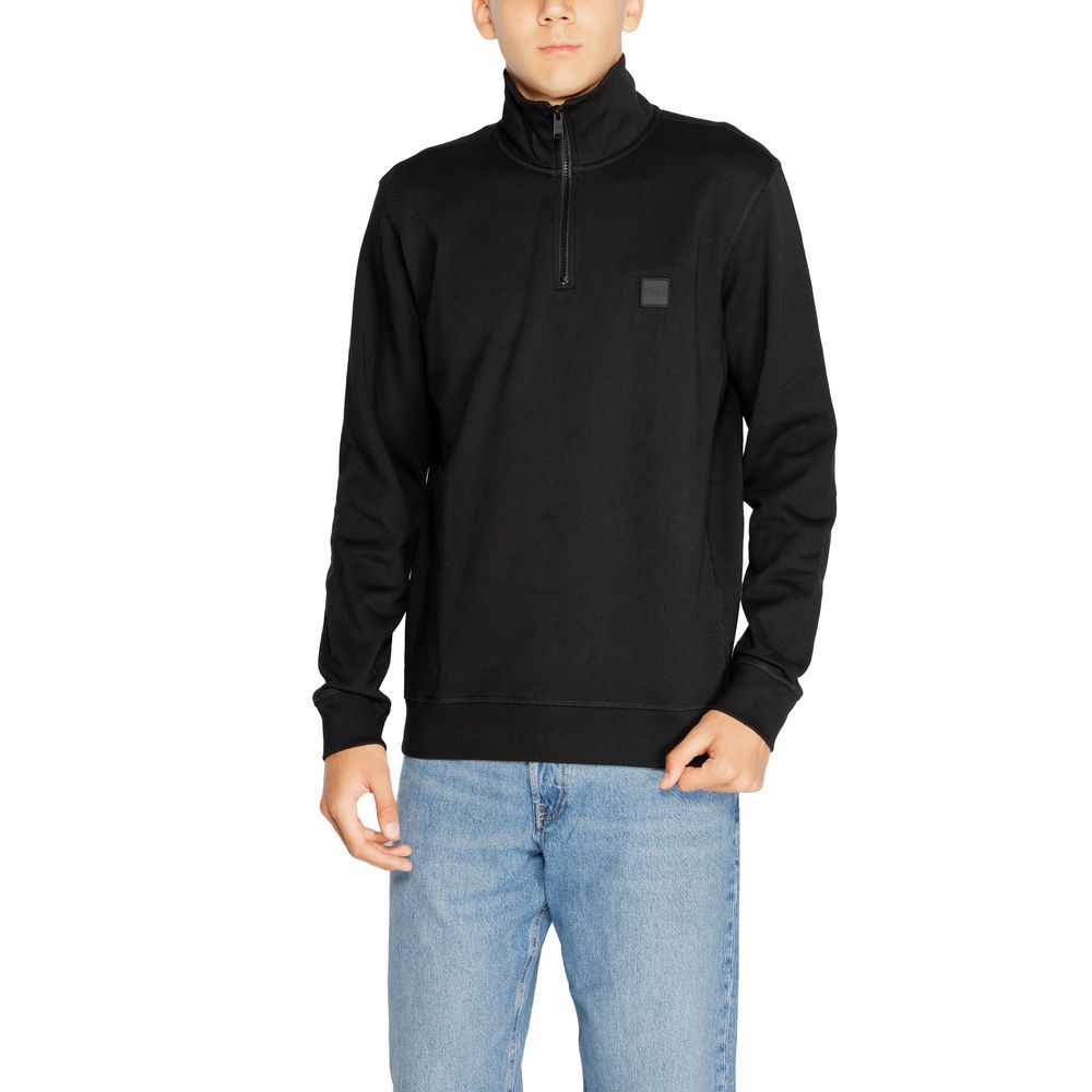 Hugo Boss Black Cotton Sweater