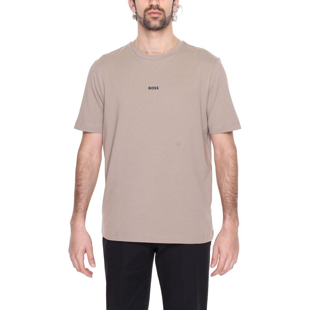 Hugo Boss Brown Cotton T-Shirt Hugo Boss