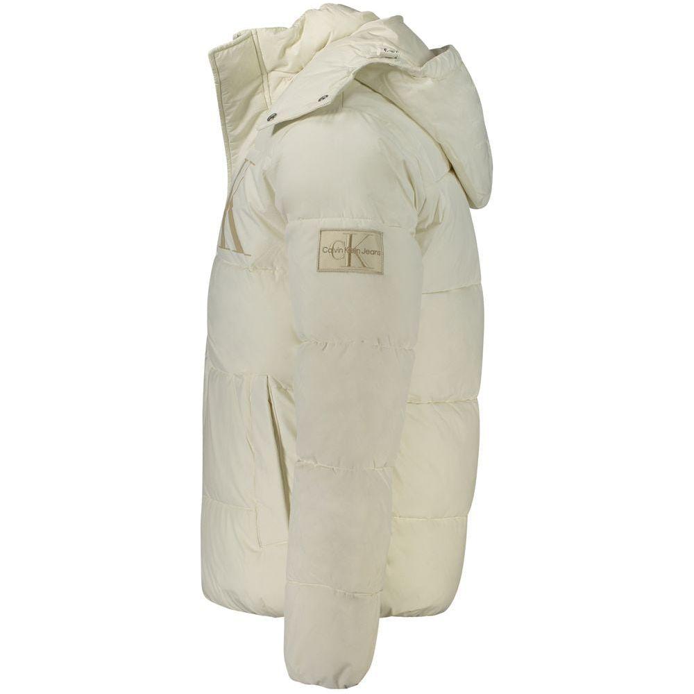 Calvin Klein White Polyamide Jacket Calvin Klein