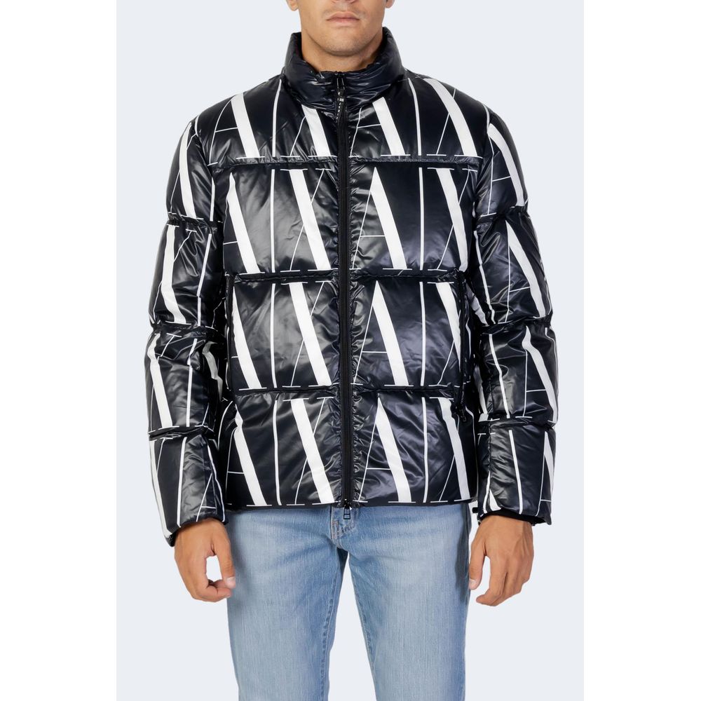 Armani Exchange Black Polyester Jacket