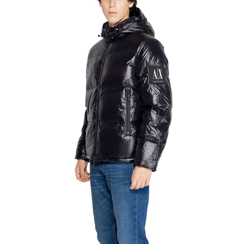 Armani Exchange Black Polyamide Jacket