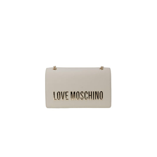 Love Moschino Beige Polyethylene Handbag