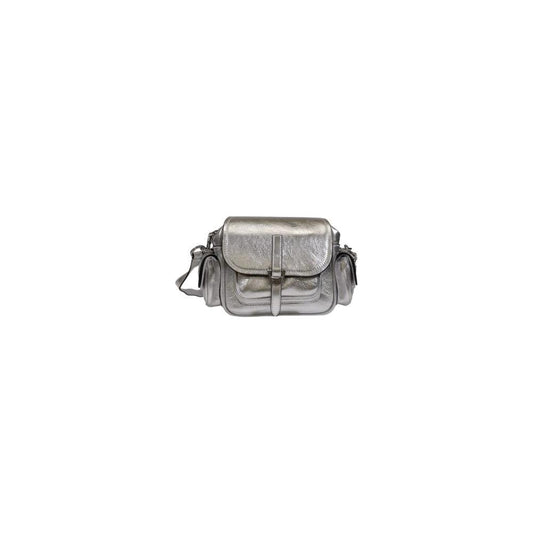 Coccinelle Silver Leather Handbag Coccinelle