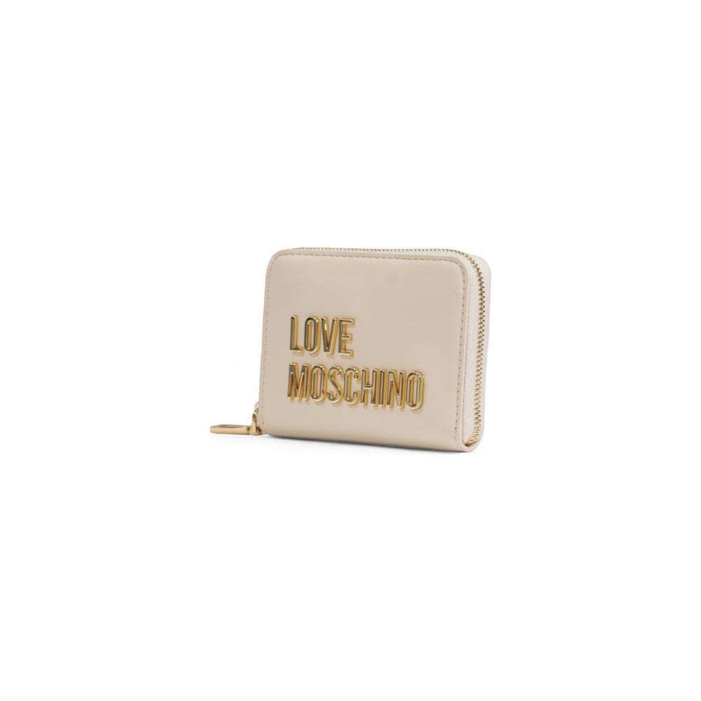 Love Moschino Beige Polyethylene Wallet Love Moschino