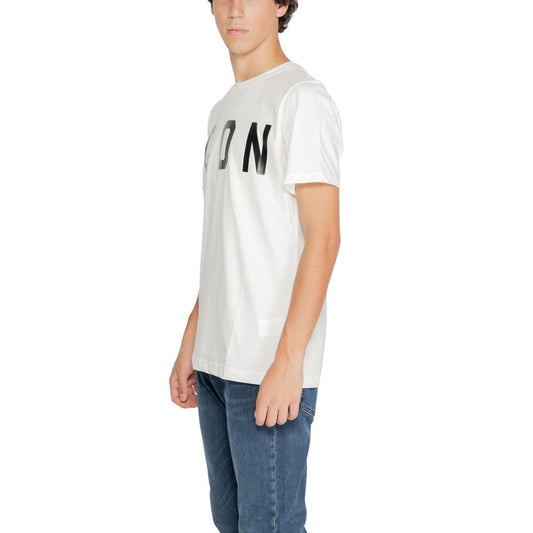 Icon White Cotton T-Shirt Icon