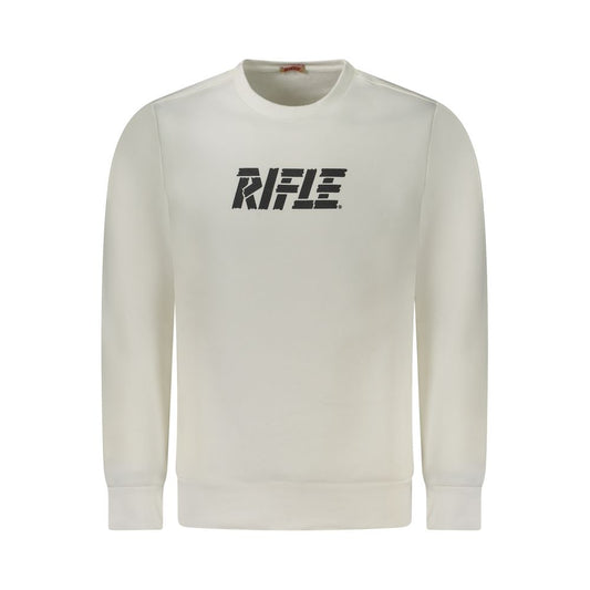 Rifle White Cotton Sweater Rifle