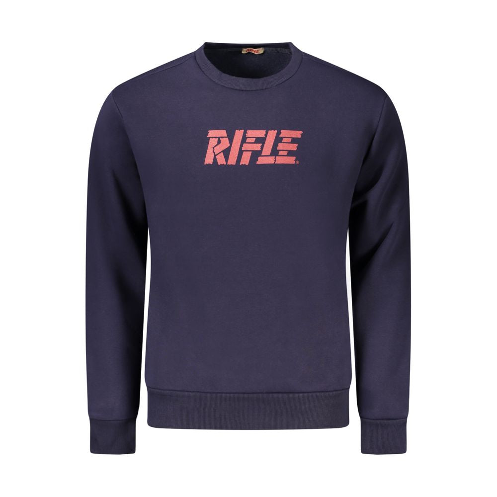 Rifle Blue Cotton Sweater Rifle