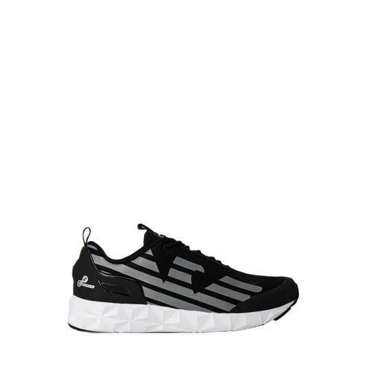 EA7 Emporio Armani Black Polyester Sneaker EA7 Emporio Armani