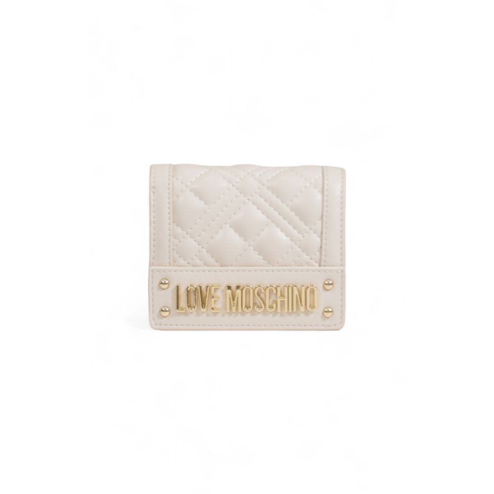 Love Moschino Beige Polyethylene Wallet Love Moschino