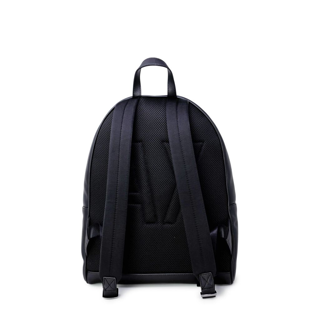 Armani Exchange Black Polyester Backpack Armani Exchange