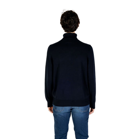 Hugo Boss Blue Cotton Sweater Hugo Boss