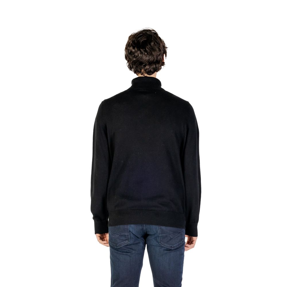 Hugo Boss Black Cotton Sweater Hugo Boss