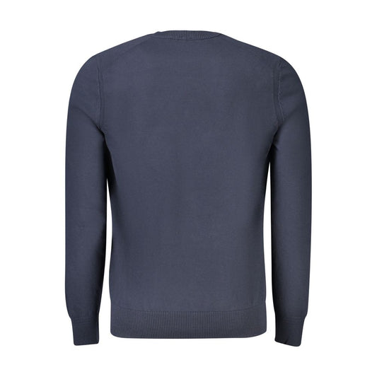 Hugo Boss Blue Cotton Sweater Hugo Boss