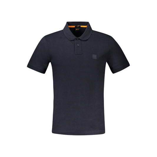 Hugo Boss Blue Cotton Polo Shirt Hugo Boss