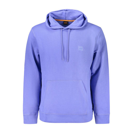 Hugo Boss Blue Cotton Sweater Hugo Boss