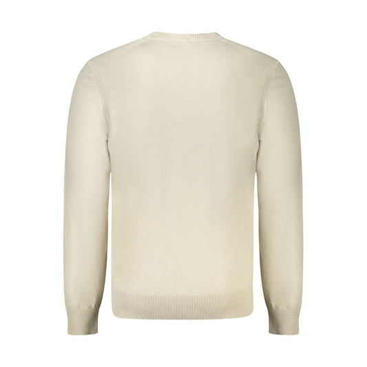 Hugo Boss Beige Cotton Sweater Hugo Boss