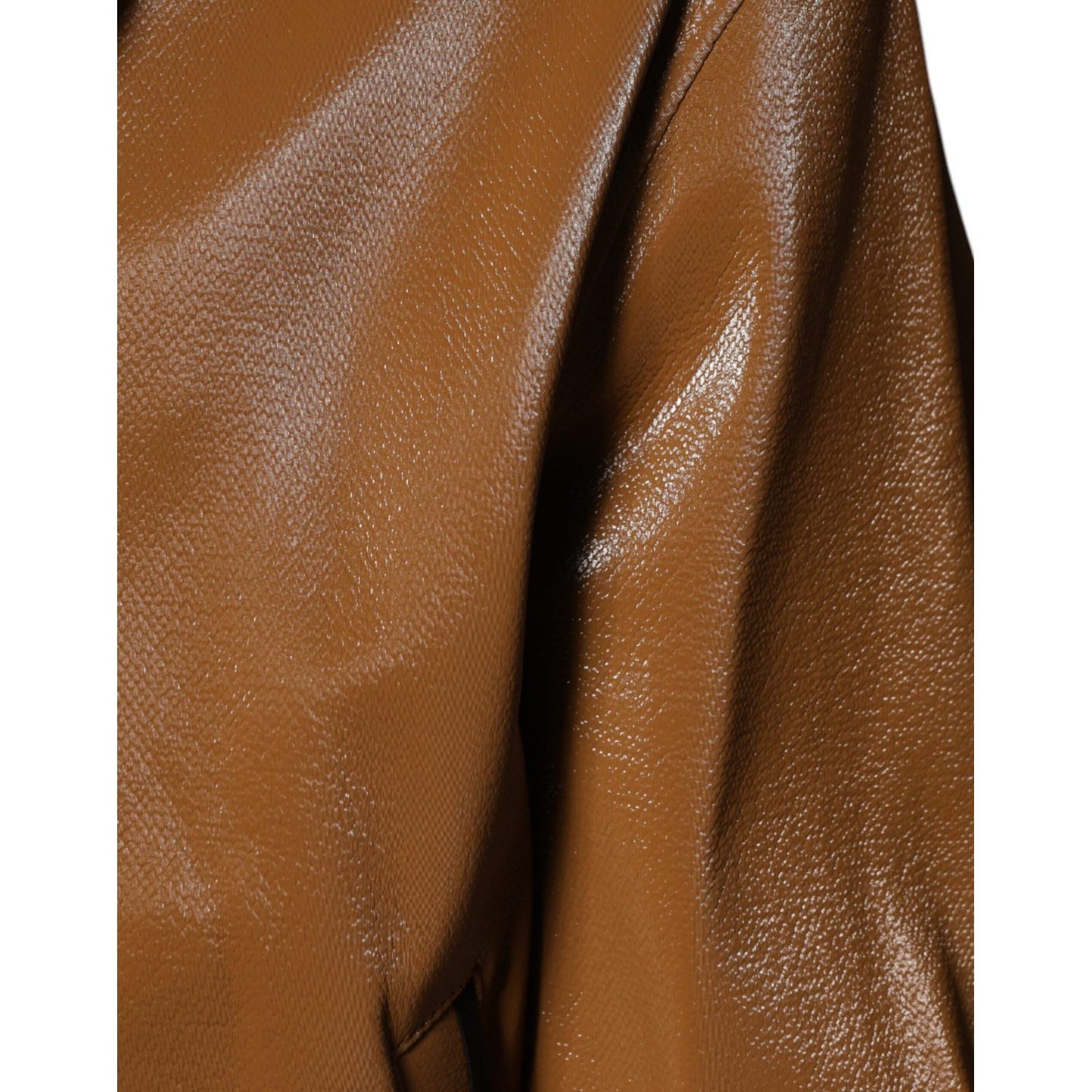 Dolce & Gabbana Brown Leather Full Zip Men Bomber Jacket 1728,67345645728,Biker Jackets - Jackets & Coats - Clothing,Brown,Clothing,Dolce & Gabbana,IT44 | XS,IT46 | S,IT48 | M,IT50 | L,IT52 | XL,Jackets & Coats - Clothing,Jackets - Men - Clothing,Material