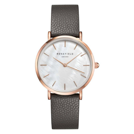 Rosefield Gray Leather Watch Rosefield