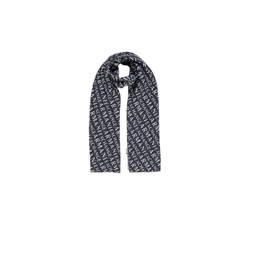 Armani Exchange Blue Polyamide Scarf Armani Exchange