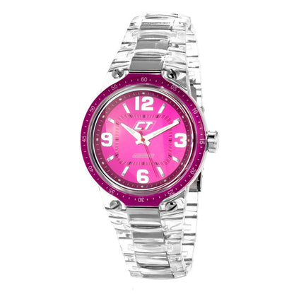 Chronotech Transparent Polycarbonate Watch 1728,67434610848,Accessories,Chronotech,New with tags,Transparent,Unisex,Watches - Accessories