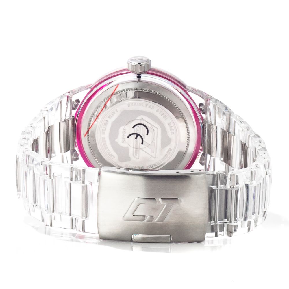 Chronotech Transparent Polycarbonate Watch 1728,67434610848,Accessories,Chronotech,New with tags,Transparent,Unisex,Watches - Accessories