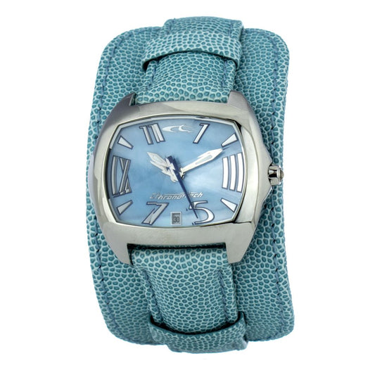 Chronotech Bicolor Leather Dress Watch 1728,67434610848,Accessories,Bicolor,Chronotech,Dress Watches - Watches - Accessories,New with tags,Unisex,Watches - Accessories