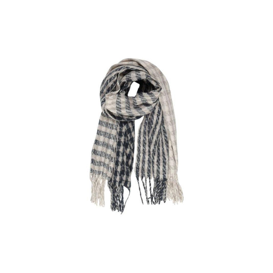Only Gray Polyester Polyester Scarf Only Dark Gray
