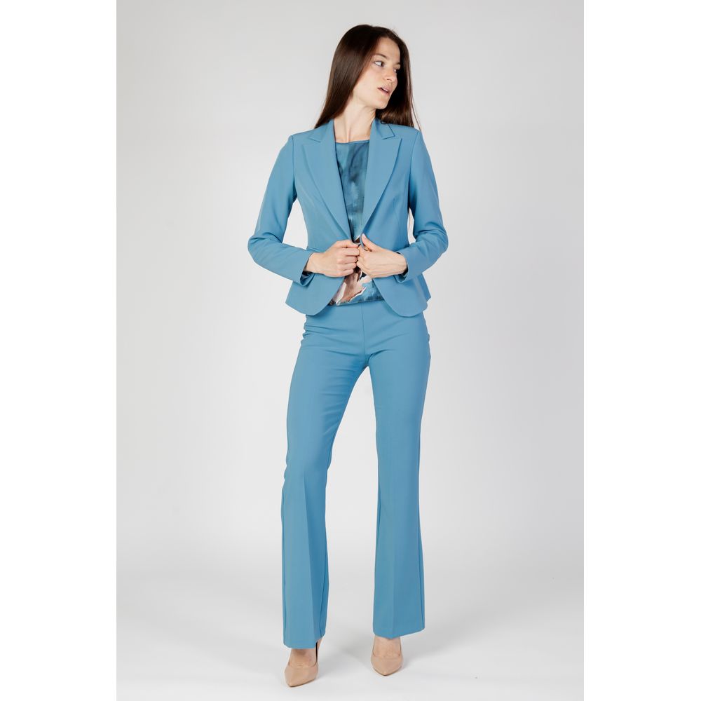 Rinascimento Turquoise Polyester Blazer