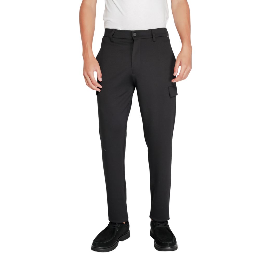 Calvin Klein Black Recycled Polyester Joggers (Workout Pants) 1728,71956299936,Black,Calvin Klein,Clothing,Joggers (workout pants) - Sportswear - Clothing,Men,New with tags,Sportswear - Clothing,W29 | L32,W34 | L32,W36 | L32