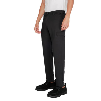 Calvin Klein Black Recycled Polyester Joggers (Workout Pants) 1728,71956299936,Black,Calvin Klein,Clothing,Joggers (workout pants) - Sportswear - Clothing,Men,New with tags,Sportswear - Clothing,W29 | L32,W34 | L32,W36 | L32