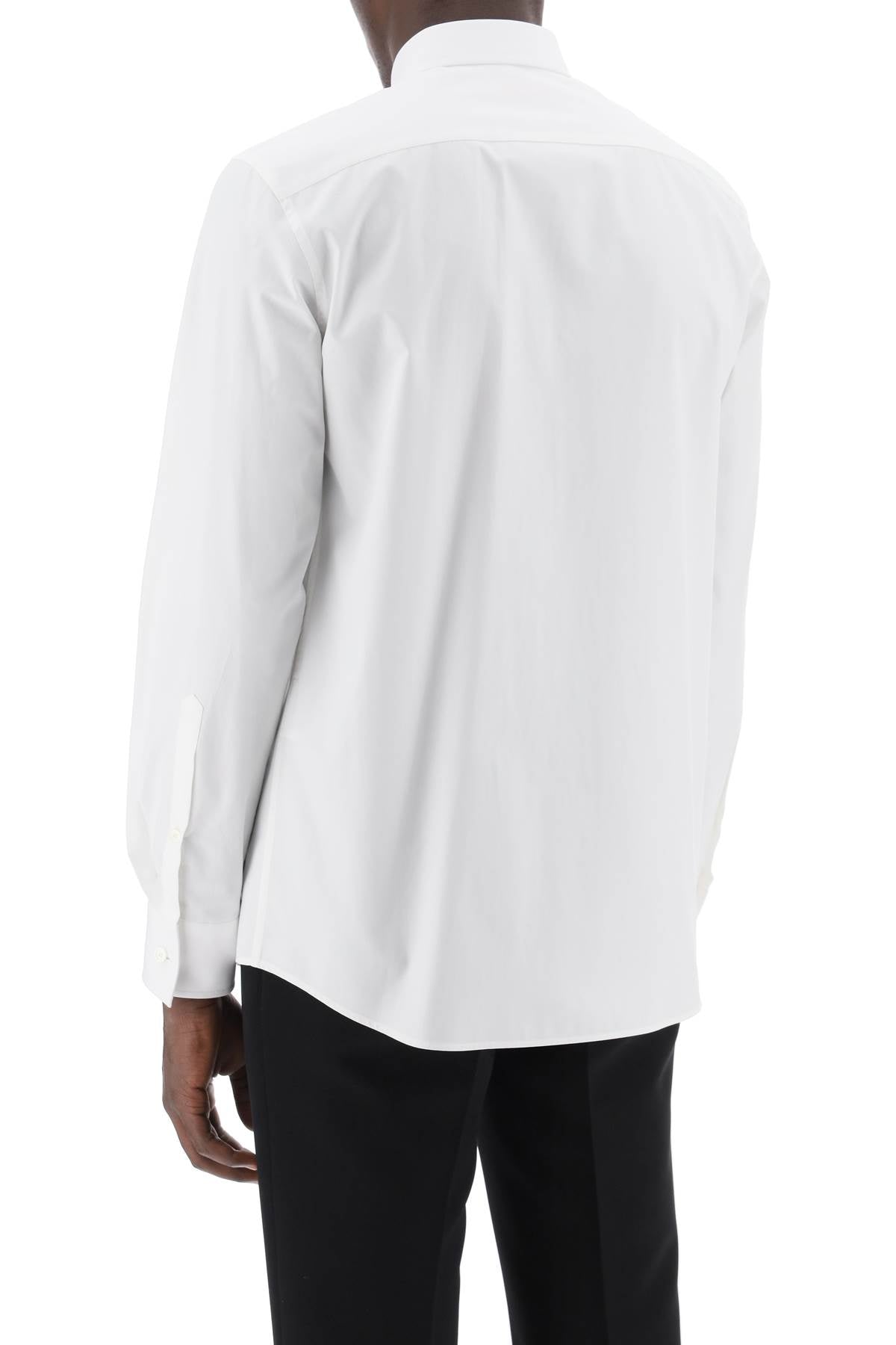 Valentino Garavani poplin shirt with flower patch detail Shirts Valentino Garavani