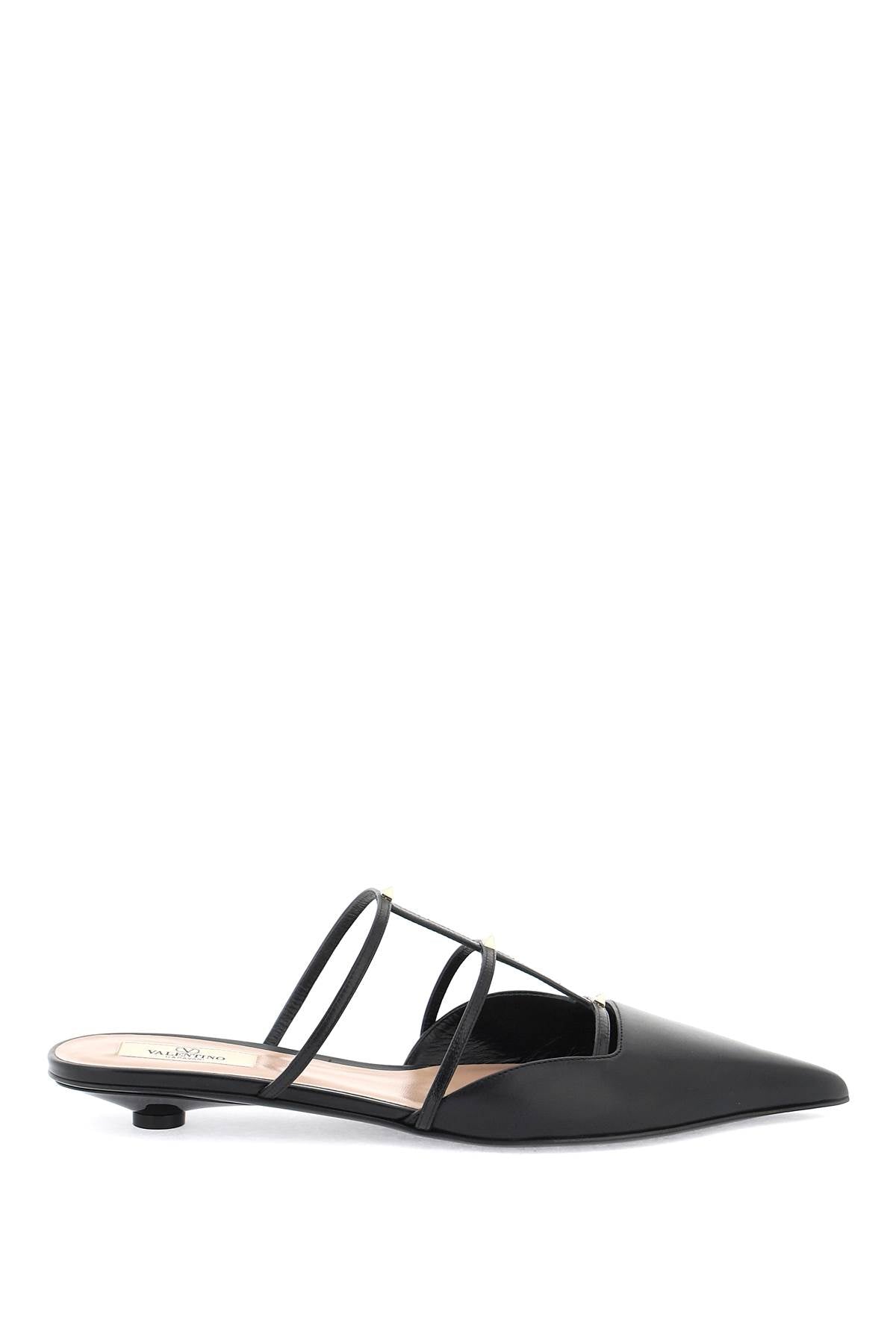 Valentino Garavani smooth leather rockstud wispy mules Mules Valentino Garavani