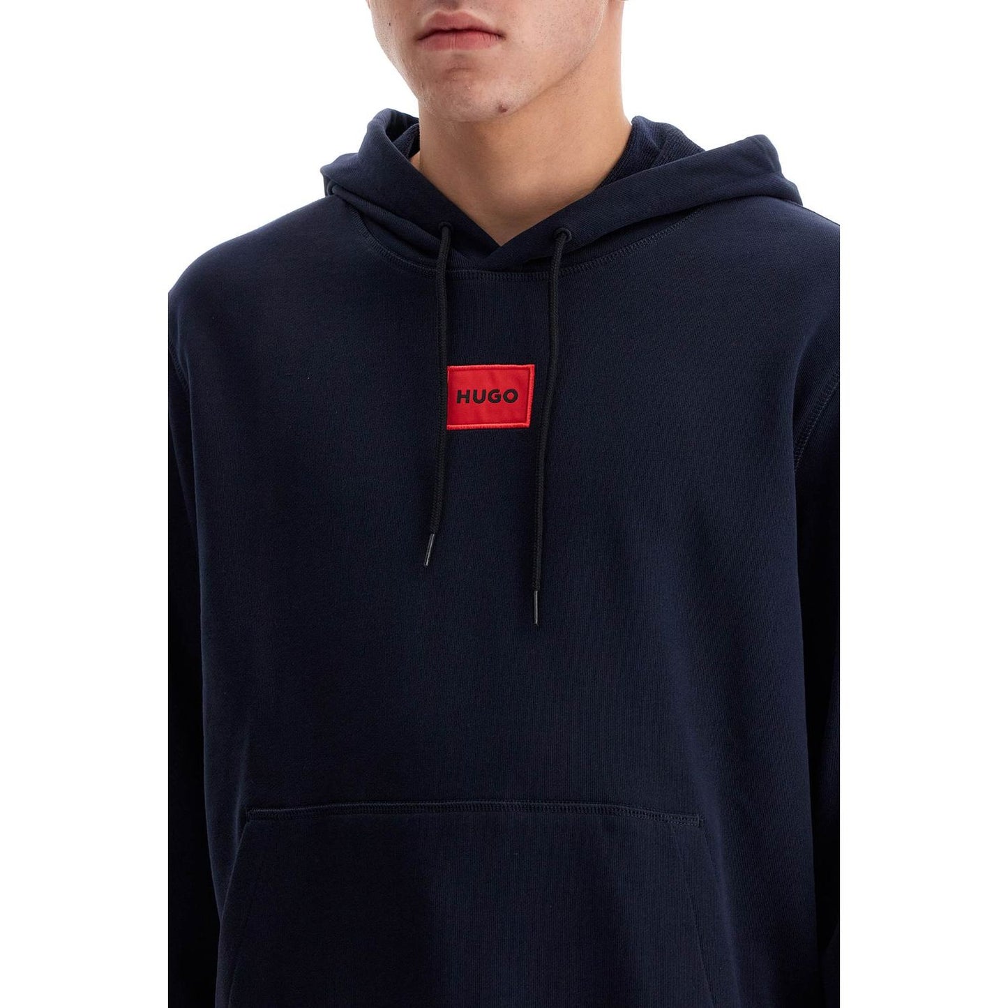 Hugo logo patch hoodie Topwear Hugo