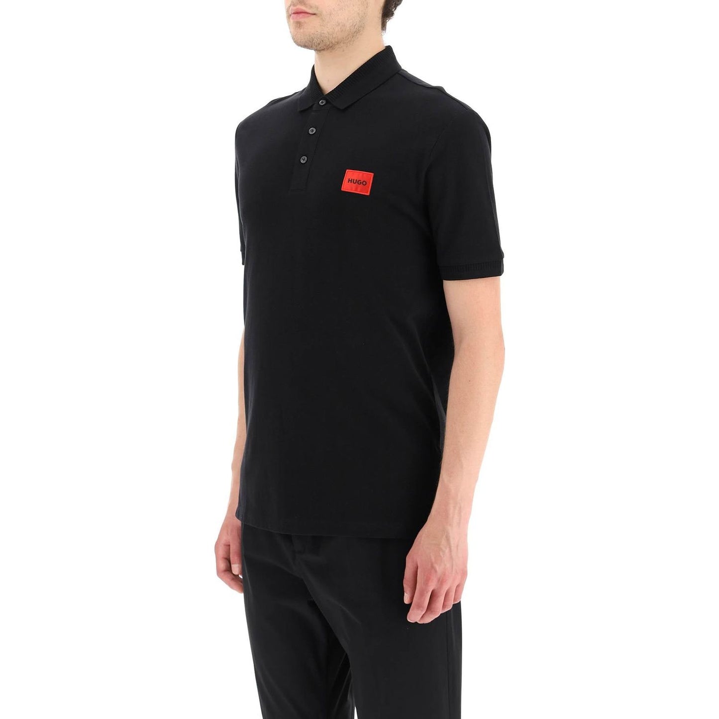 Hugo polo shirt with logo patch Topwear Hugo