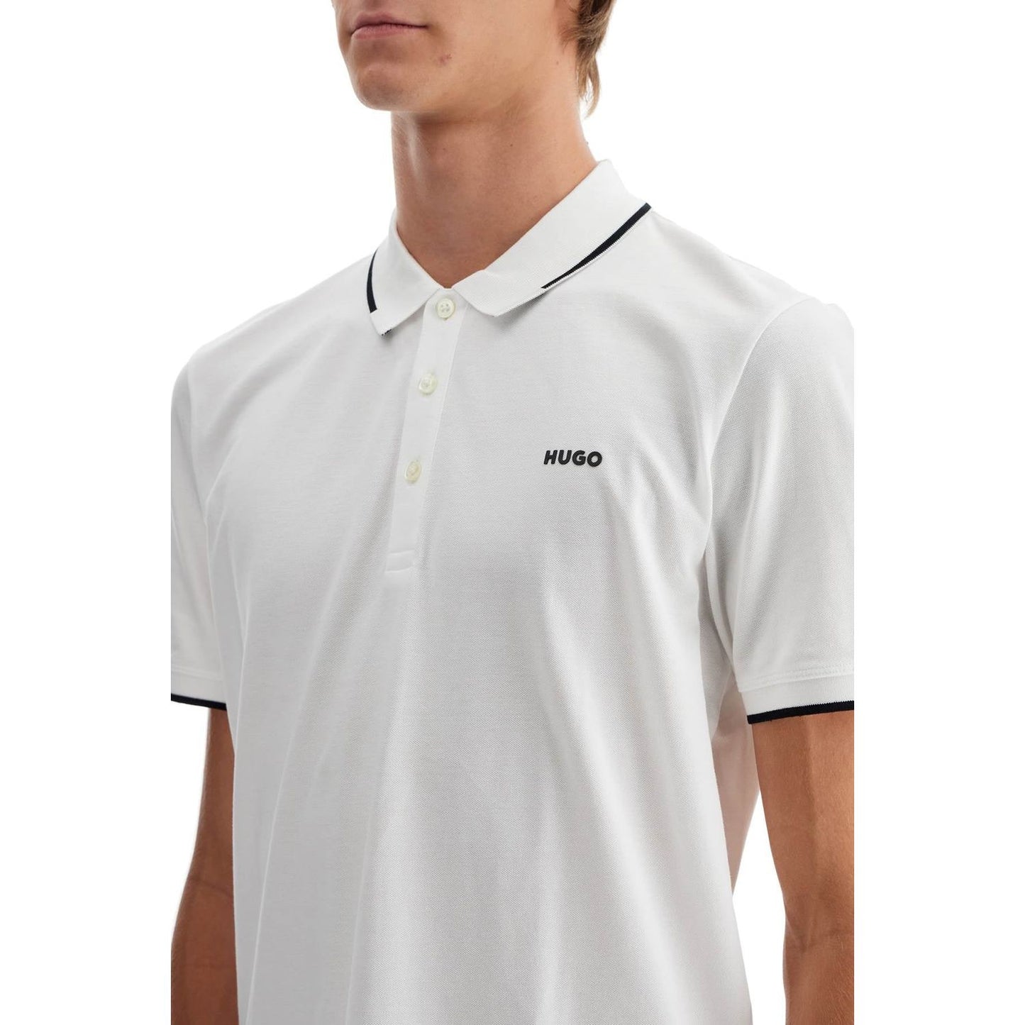 Hugo slim fit piqué polo shirt Topwear Hugo