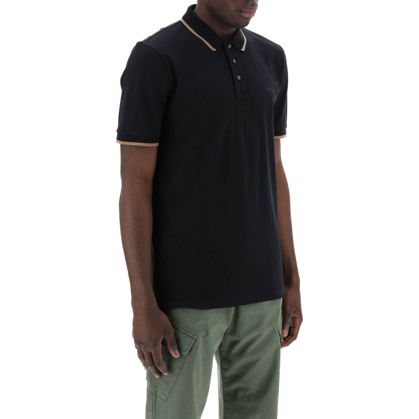 Boss 'contrast trim parlay polo shirt Topwear Boss