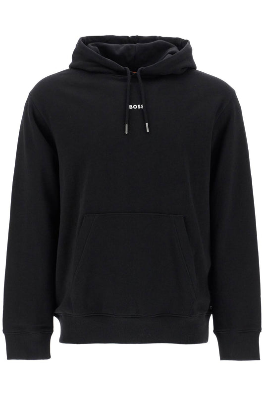 Boss hooded sweatshirt with graphic print Topwear Boss