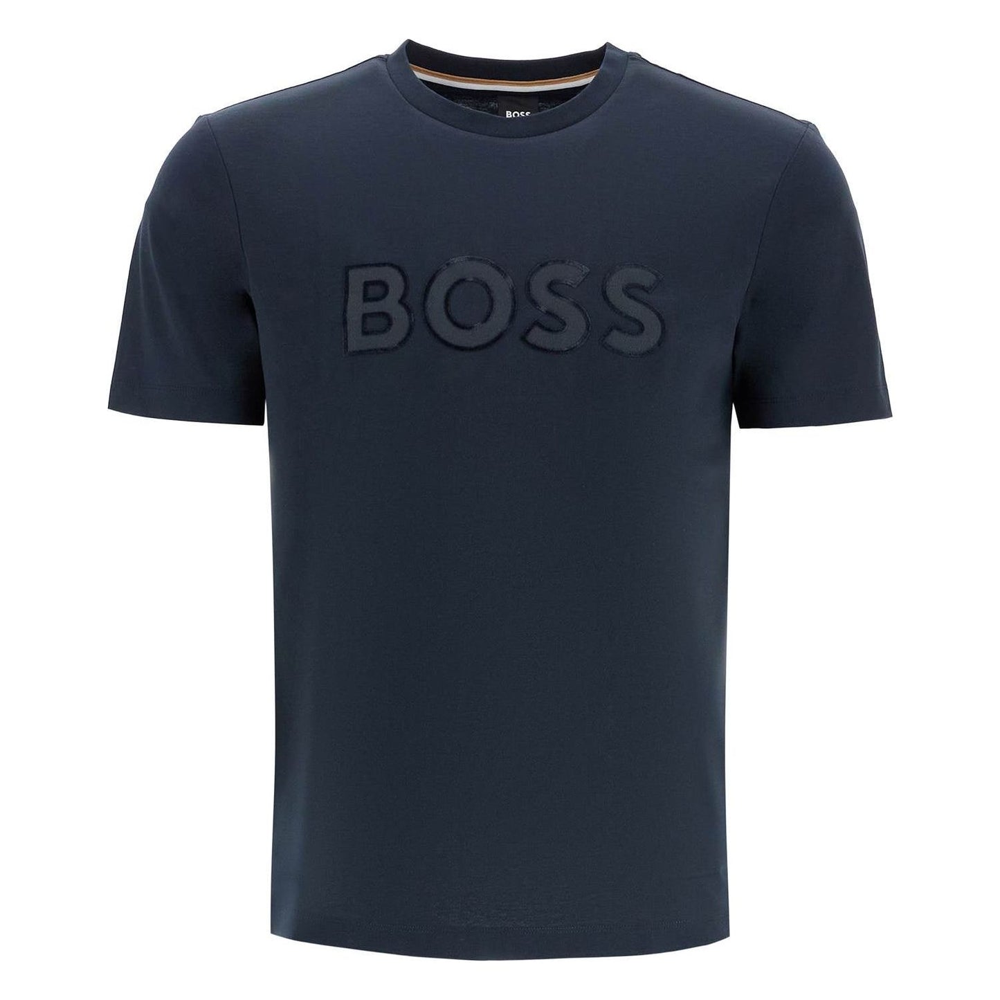 Boss t-shirt with patch logo design Topwear Boss