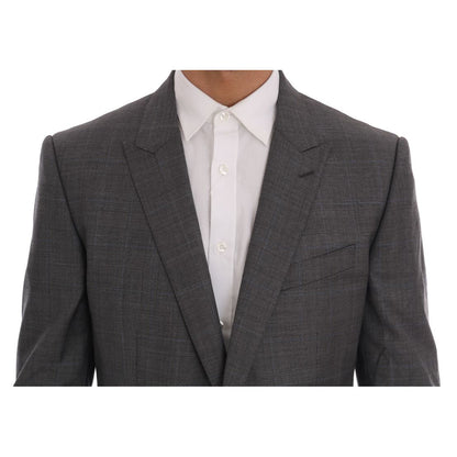 Dolce & Gabbana Gray Wool MARTINI Slim Blazer 1728,67345645728,Blazers - Men - Clothing,Blazers - Suits & Blazers - Clothing,Clothing,Dolce & Gabbana,Gray,IT52 | L,Material: 100% Wool,Men,Men - Clothing,New with tags,Suits & Blazers - Clothing