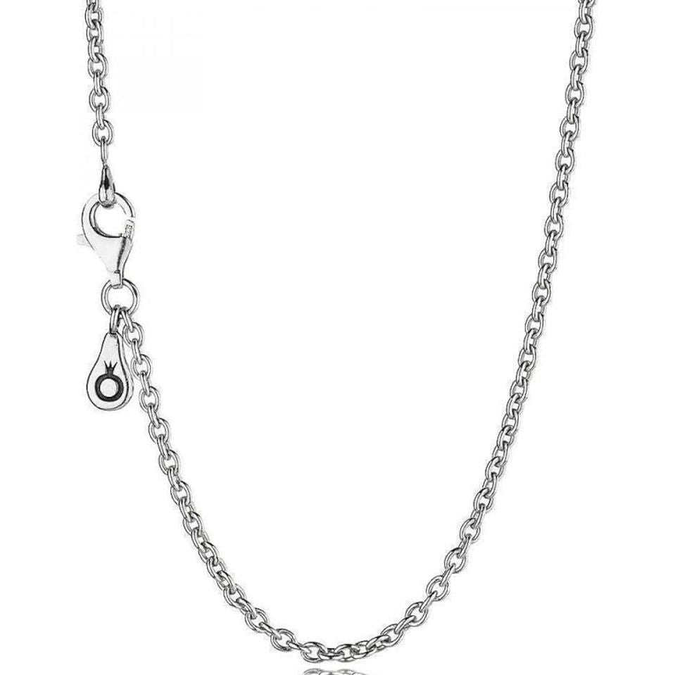 PANDORA JEWELS Mod. CABLE CHAIN NECKLACE DESIGNER FASHION JEWELLERY PANDORA