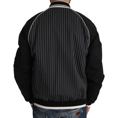 Dolce & Gabbana Black DD58 SG62 Sequined Beaded Jacket Dolce & Gabbana