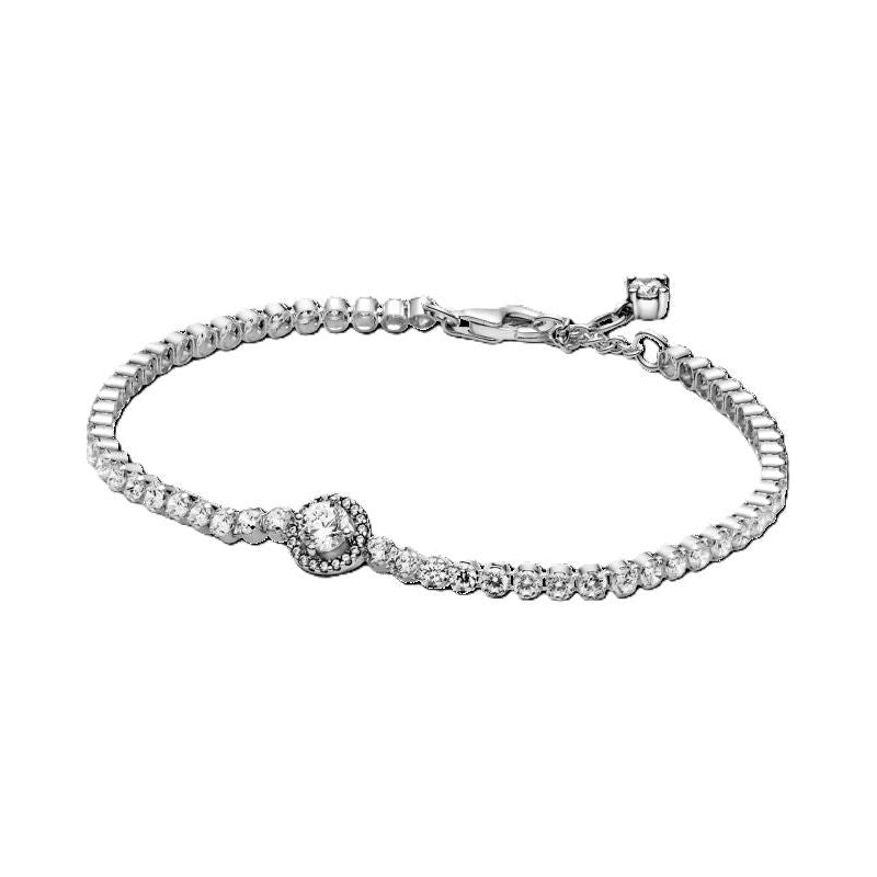 PANDORA JEWELS Mod. SPARKLING HALO TENNIS - Size 18-0